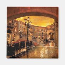 Vegas - Venetian - The streets of Venice Fridge Magnet