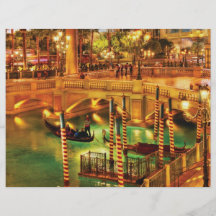 Vegas - Venetian - The Venetian at night Flyer Design