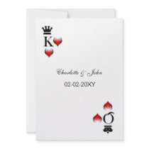 vegas wedding invitation