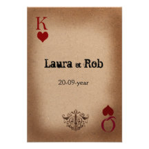 Vegas wedding rsvp cards standard 3.5 x 5 invites