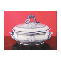 Vegetable dish belonging to Carl Linnaeus Gallery Wrap Canvas
