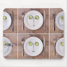 Vegetable Faces Mousepad