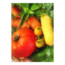 Vegetable Medley Invitations
