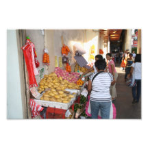 Vegetable stall photograph