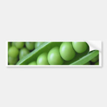 VEGETABLES PEAS BUMPER STICKER