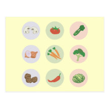 Vegetables Postcard