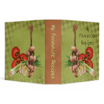 Vegetables Recipes Vinyl Binder