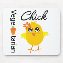 Vegetarian Chick Mouse Mats