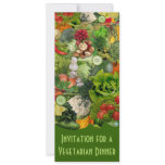Vegetarian Dinner invitations