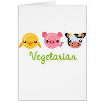 Vegetarian Greeting Cards