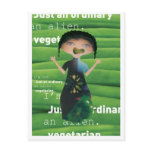 Vegetarian is no alien! postcards