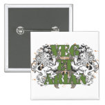 Vegetarian Lions Pinback Button