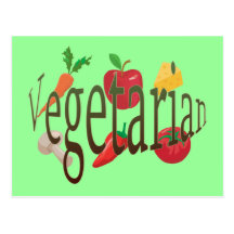 Vegetarian Post Cards