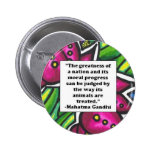 Vegetarian Quote Pinback Button