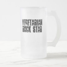 Vegetarian Rock STar Coffee Mugs