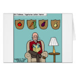 Vegetarian Safari Hunter Funny Mugs Tees & Gifts Greeting Card