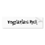 Vegetarians Rock bumper stickers