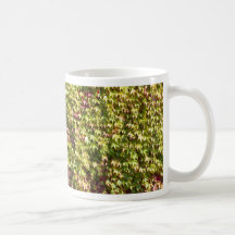 Vegetation Textured Background Mugs