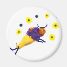 Veggie Buffalo $ flowers Refrigerator Magnets