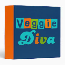 Veggie Diva Recipe Book Binders