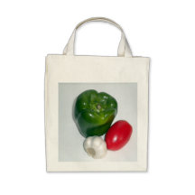 "Veggie  Organic Grocery Tote" Tote Bag