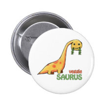 Veggie Saurus Button