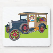 Veggie Truck Mouse Pad