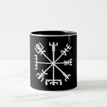 Vegvísir (Viking Compass) Mugs