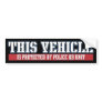 Vehicle Protected by Police K9 Unit Bumper Stickers