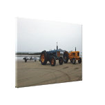 Vehicles in the beach canvas print