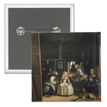 Velázquez Las Meninas Button