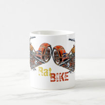 Vélo de rat tasse à café