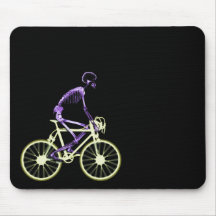 VÉLO SQUELETTIQUE D'ÉQUITATION DE RAYON X - COULEU TAPIS DE SOURIS