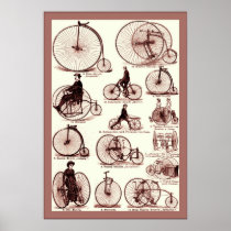 Velocipedes ~ Vintage Advertising Poster