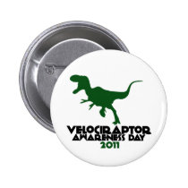 Velociraptor Awareness day 2011 buttons