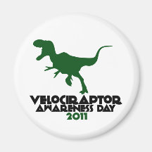 Velociraptor Awareness day 2011 Fridge Magnet