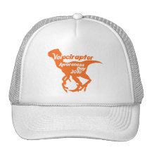 Velociraptor Awareness Day Mesh Hat