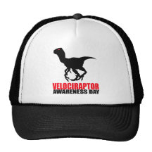 Velociraptor Awareness Day Mesh Hats