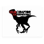 Velociraptor Awareness Day Postcards