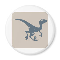 Velociraptor Icon Magnet