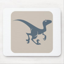 Velociraptor Icon Mousepad
