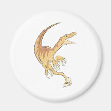 Velociraptor in Action Refrigerator Magnets