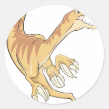 Velociraptor in Action Stickers
