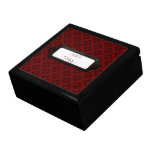 Velvet Diamonds (Red) Jewelry Boxes