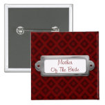 Velvet Diamonds (Red) (Wedding) Pin
