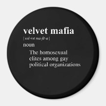 VELVET MAFIA DEFINITION REFRIGERATOR MAGNETS