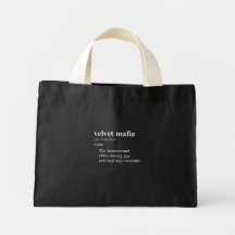 VELVET MAFIA DEFINITION TOTE BAG