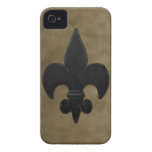 Velvet Saints Fleur De Lis iPhone 4 Case