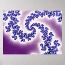 Velvet Spiral Print