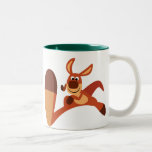 "Venant ! !" Tasse mignonne de kangourou de bande  tasses